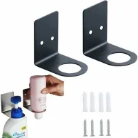 Soporte De Pared Para Dispensador De Jabón Manual, Dispensador De Jabón De 2 Piezas, Estante De Almacenamiento De Pared Para Botellas De Champú Y Loción, Cocina Y Baño.