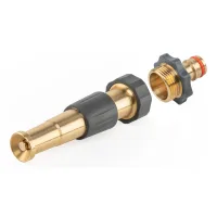 Bradas Dysza Regulowana Mosiężna Gw 3/4 Z Przyłączem Na Kran Gz 3/4 12,5cm Brass Soft
