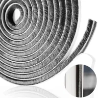 Burlete Autoadhesivo Para Puertas Y Ventanas De 9 Mm X 15 Mm X 6 M – Fieltro De Alta Densidad Para Sellado Y Aislamiento Acústico – Duradero Y Flexible