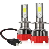 H7 Led Headlight Bulbs 6000k High Beam Low Beam 55w 8000 Lumens Fog