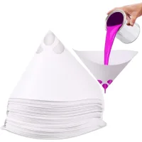 Lot De 150 Filtres À Peinture Coniques En Papier Jetables - 100 Filtres En Maille Pour Peinture De Voiture
