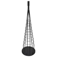 Rbol Decorativo De Navidad De Metal Para Personalizar Decoración De Interior 90 Cm Negro 04000900