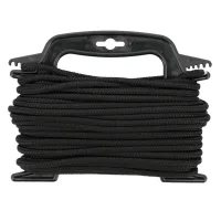 Vorel Lina Pleciona 6mm 20m Czarna