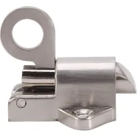 Verrou À Ressort De Sécurité En Alliage De Zinc Pull Bague Bounce Boulon De Porte Pour Abri De Jardin De Fenêtre Portail Toilettes Chambre À Coucher