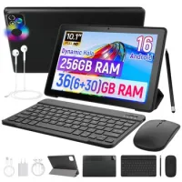Tablet Con Teclado Y Ratón, Android 16, 36 Gb Ram, 256 Gb, Wifi 6, Gemini Ai, Octa-core, 10,1” - 25,65 Cm