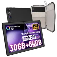 Tablet Procesador Octa-core A733, 30gb Ram, 128gb, 2k Fhd, 11.5", Android 15, 8400mah, Wifi 6– Negro