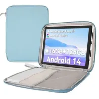 Tablet Kotsren Octa Core, 16gb Ram, 128gb, 10,4'' - 26,41 Cm, Avec Sac D'ordinateur Bleu, Widevine L1 - Argent