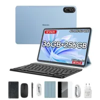 Tablet Blackview Mega 2 12" Fhd+ 2k 12gb+256gb 4g Android 15 Azul + Pack De Accesorios Tablets