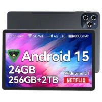 Tablet Tabwee W90 11" Fhd 8gb+256gb 4g Android 15 Gris Tablets