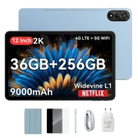 Blackview Tablet Android 15 Dual 4g Lte Y 5g Wifi 24gb Ram+256gb Rom Cámaras Ai 9000 Mah Widevine L1 Tablets