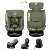 Silla De Coche Bastiaan One Green Olive I-size (40-150 Cm) De Lionelo