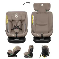 Silla De Coche Bastiaan One Beige Sand I-size (40-150 Cm) De Lionelo