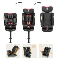 Silla De Coche Giratoria Navy Red I-size (40-150 Cm) De Lionelo