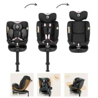 Silla De Coche Giratoria Navy Pink I-size (40-150 Cm) De Lionelo