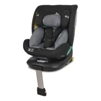 Toral Silla Coche Bebe Grupo 0 1 2 3 Isofix Para Niños De 40-150 Cm (0 Meses-12 Años Aprox.), Base Giratoria 360, Normativa R129, Silla Bebe Coche Con Pata De Apoyo, Color Negro, Modelo Imola+