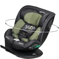 Silla Coche Milos 40-150cm Top Tether Gris / Verde