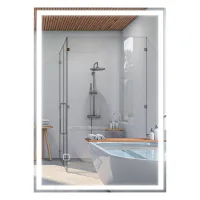 Led Bathroom Mirror, Touch Sensor, Anti-fog, 50x70 Cm