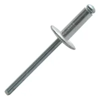 Remaches Estándar Con Cabeza Grande De Aluminio/acero Asl Ø4,8x16mm - Pack De 6 Blísters De 25
