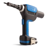 Maletín De Pistola De Crimpado Con 2 Baterías De 18v Li-ion - 2.0ah, Cargador Para Tuercas De Estrella M5-m8 - E-sp-2xbat