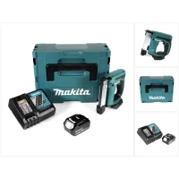 Makita Dst 221 Rg1j 18 V Li-ion Inalámbrico Tacker En Makpac + 1x Bl 1860 B 6,0 Ah Li-ion Batería + Cargador Dc 18 Rc