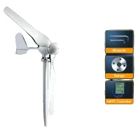 Generador Eólico De Alta Eficiencia Y Construcción Duradera, Con Controlador Mppt-a, 2000 W-g, 24 V-b.