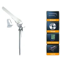 Generador Eólico De Alta Eficiencia, Construcción Sostenible, Sistema Aislado De La Red, 2000 W-a, 48 V