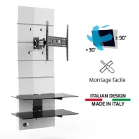 Meliconi Ghost Design 3000 Rotation 160 Cm (63") Blanco