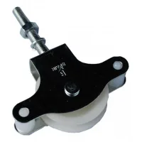 Fplus Polea Rod.plast.c/tuerca De 40 , Polea Tendedero Plastico Con Tornillo M-6x40 Mm.