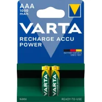 Varta Recharge Accu Power Aaa Battery 1000 Mah, 2-pack