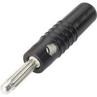Schnepp S 4004 S Conector Banana Negro 4 Mm