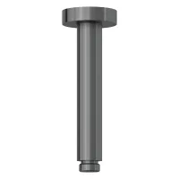 Kludi A-qa - Brazo De Ducha De Techo, 15 Cm, Gunmetal Pulido 66515n2-00