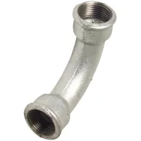 Codo De Hierro Fundido Galvanizado De 90 Grados, Gw 1 1/4 Pulgadas