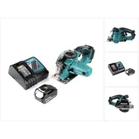 Makita Dcs 552 Rt1 Sierra Circular De Mano Para Metal Con Batería De 18 V Y 136 Mm + 1 Batería De 5,0 Ah Y Cargador + Hoja De Sierra Y Gafas Protectoras