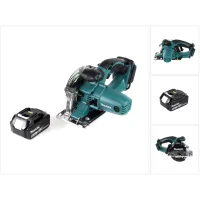 Makita Dcs 552 G1 Sierra Circular De Mano Para Metal Con Batería De 18 V Y 136 Mm + 1 Batería De 6,0 Ah + Hoja De Sierra Y Gafas De Protección - Sin Cargador