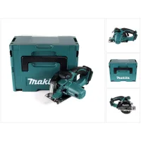 Makita Dcs 552 Zj 18 V Sierra Circular De Mano Para Metal Con Batería De 136 Mm En Makpac - Sin Batería Ni Cargador + Hoja De Sierra Y Gafas De Protección