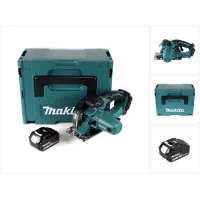 Makita Dcs 552 G1j Sierra Circular De Mano Para Metal De 18 V Y 136 Mm Con Batería En Makpac + 1 Batería De 6,0 Ah + Hoja De Sierra Y Gafas De Protección - Sin Cargador