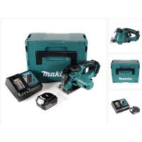 Makita Dcs 552 Rg1j Sierra Circular De Mano Para Metal De 18 V Con Batería De 136 Mm En Makpac + 1 Batería De 6,0 Ah Y Cargador + Hoja De Sierra Y Gafas De Protección