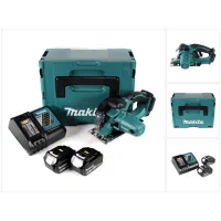 Makita Dcs 552 Rgj 18 V Sierra Circular De Mano Para Metal Con Batería De 136 Mm En Makpac + 2 Baterías De 6,0 Ah Y Cargador + Hoja De Sierra Y Gafas De Protección