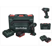 Metabo Ssw 18 Ltx 300 Bl Llave De Impacto Sin Cable 18 V 300 Nm 1/2" Sin Escobillas + 1x Batería Recargable 8,0 Ah + Cargador + Metabox