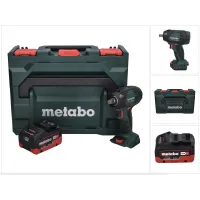 Metabo Ssw 18 Ltx 300 Bl Llave De Impacto Sin Cable 18 V 300 Nm 1/2" Sin Escobillas + 1x Batería Recargable 8,0 Ah + Metabox - Sin Cargador