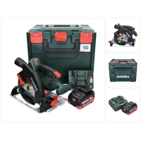 Metabo Ks 18 Ltx 57 Sierra Circular Sin Cable 18 V 165 Mm + 1x Batería 8,0 Ah + Cargador + Metabox