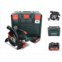 Metabo Ks 18 Ltx 57 Sierra Circular De Mano Sin Cable 165 Mm 18v + 1x Batería 8 Ah + Maletín Metabox - Sin Cargador