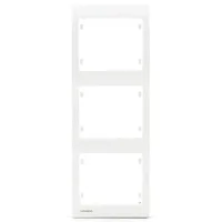 Siemens Delta Iris Triple Placa Vertical Blanco Sie003209