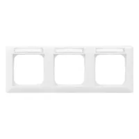 Busch-jaeger Marco Embellecedor Con Mirilla, Horizontal Con Campo De Rotulación 3 Vías Blanco Alpino - Busch-balance® Si (1733 Nsk-914), 2cka001754a4831