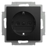 Busch-jaeger Toma De Corriente Schuko® Sin Separador Negro Mate - Busch-balance® Si (20 Eucr-915), 2cka002011a6344