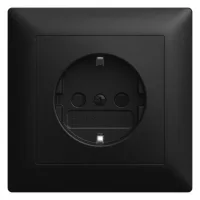 Busch-jaeger Enchufe Schuko® Safety+ Negro Mate - Busch-balance® Si (20 Eujb-915), 2cka002013a5539