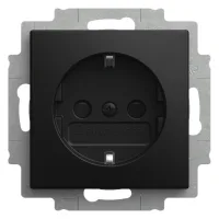 Busch-jaeger Enchufe Schuko®-inserto Safety+ Sin Separador Negro Mate - Busch-balance® Si (20 Eurb-915), 2cka002013a5542