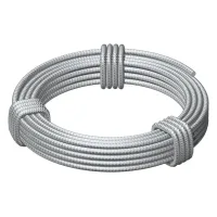 Obo Bettermann Cable Tensor De Alambre De Acero Con Alma De Cáñamo 4mm Acero Galvanizado, 5303214