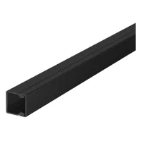 Obo Bettermann Canal De Pared Y Techo Con Perforación De Fondo 2000x15x15 Polivinilcloruro Negro Intenso Ral 9005, 6024949