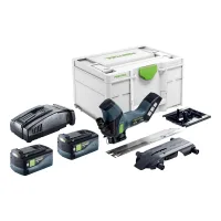 Sierra Para Materiales Aislantes A Batería Festool Isc 240 Eb-basic 18 V 240 Mm + 2 Baterías De 5,0 Ah + Cargador Rápido + Systainer